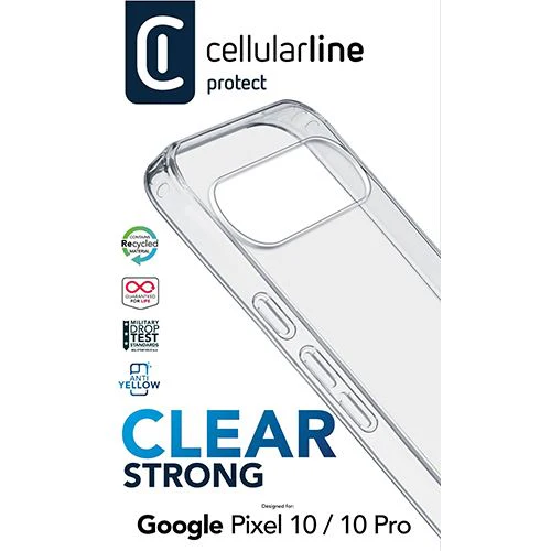 Capa Cellularline Clear Strong para Google Pixel 10 / 10 Pro - Transparente - Image 3