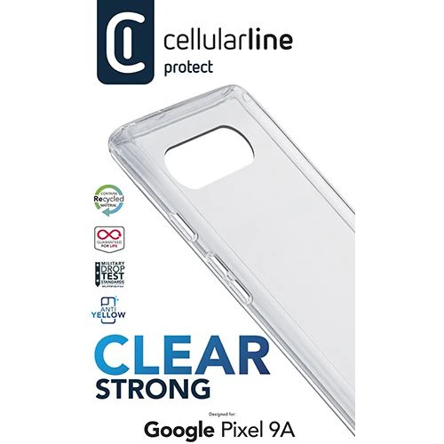 Capa Cellularline Clear Strong para Google Pixel 9A - Transparente - Image 3