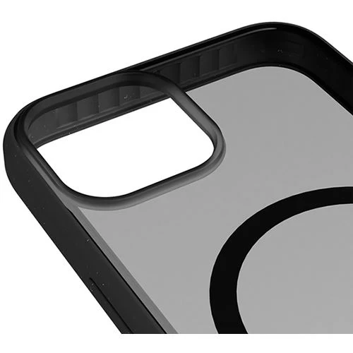 Capa Clear Case Bio Woodcessories com MagSafe para Apple iPhone 14 - Preto Transparente - Image 12