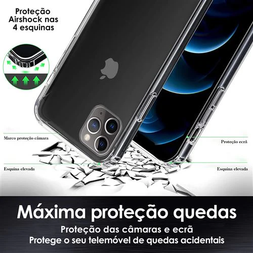 Capa + Cordão Preto 4-OK para Apple iPhone 14 Plus - Transparente - Image 4
