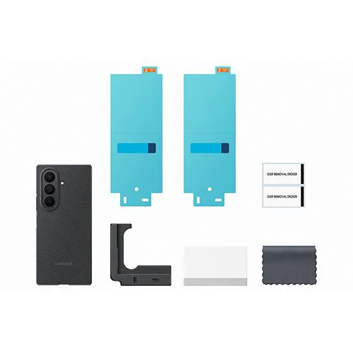 Capa de Carbono + Película de Ecrã Anti-Reflexo Samsung para Z Fold7 - Preto - Image 3