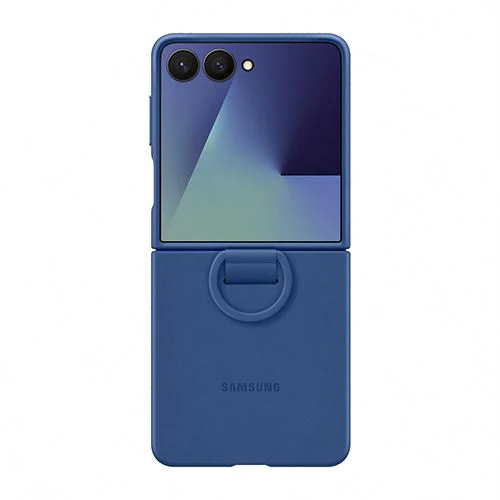 Capa de Silicone com Anel Z Flip7 - Azul - Image 2