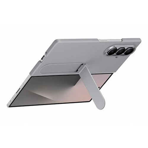 Capa de Silicone + Película de Ecrã Anti-Reflexo Samsung para Z Fold7 - Cinzento - Image 2