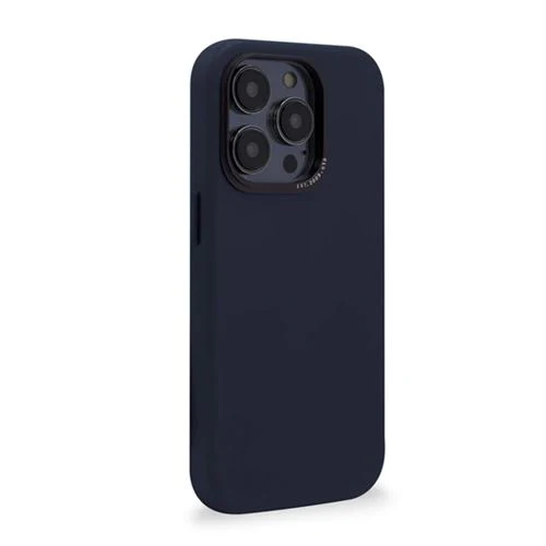 Capa Decoded Leather com MegaSafe para iPhone 14 Pro - Azul - Image 2
