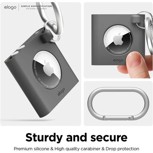 Capa Elago W7 para AirTag - iPod Shuffle (Cinzento Escuro) - Image 3