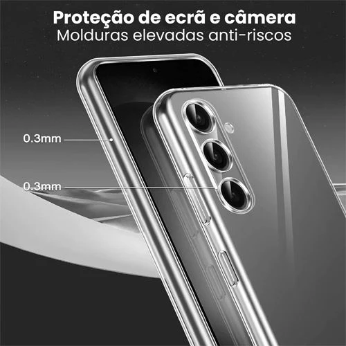 Capa em Silicone Icoveri Ultra Slim 0.2 para Samsung Galaxy S24 Plus - Transparente - Image 2