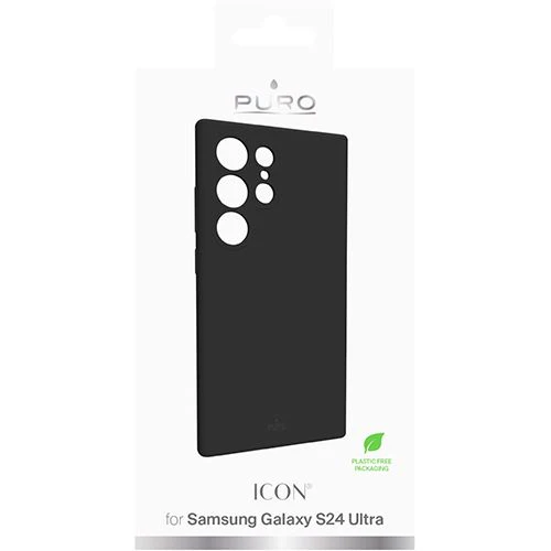 Capa em Silicone Puro Icon para Samsung Galaxy S24 Ultra - Preta - Image 2