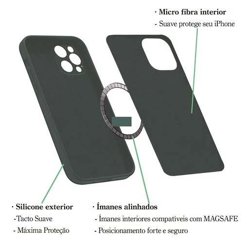 Capa Icoveri para Apple iPhone 13 Pro MagSafe - Verde - Image 3