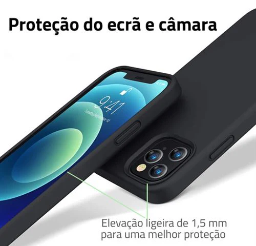 Capa Icoveri Slim iPhone 14 Plus - Preto - Image 3