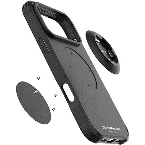 Capa Interphone Quiklox para iPhone 17 Pro Max - Preta - Image 2