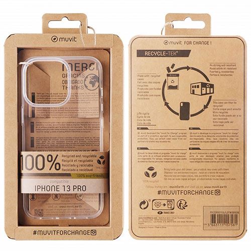 Capa Muvit Recycletek para iPhone 13 Pro - Transparente - Image 2