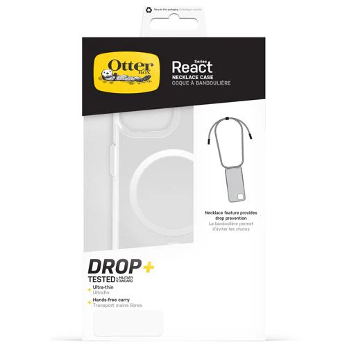 Capa Otterbox React + Cordão para Apple iPhone 15 - Transparente - Image 5