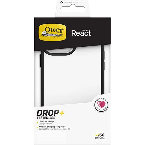 Capa Otterbox React para Apple iPhone 13 Pro Max - Transparente / Preto - Image 7