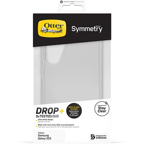 Capa Otterbox Symmetry Antimicrobiana para Samsung Galaxy S23 - Transparente - Image 5