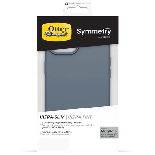 Capa Otterbox Symmetry com MagSafe para iPhone 15 - Azul - Image 4