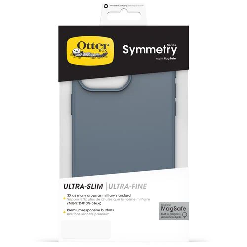 Capa Otterbox Symmetry com MagSafe para iPhone 15 Pro Max - Azul - Image 4
