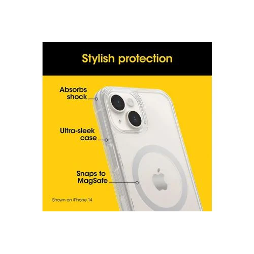 Capa Otterbox Symmetry com MagSafe para iPhone 15 Pro - Transparente - Image 2