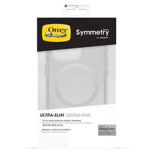 Capa Otterbox Symmetry com MagSafe para iPhone 15 Pro - Transparente - Image 3