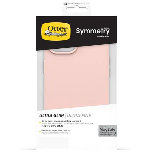 Capa Otterbox Symmetry com MagSafe para iPhone 15 - Rosa - Image 4