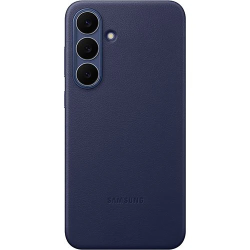 Capa Pele Vegana Samsung para Galaxy S25 FE - Azul Escuro - Image 3