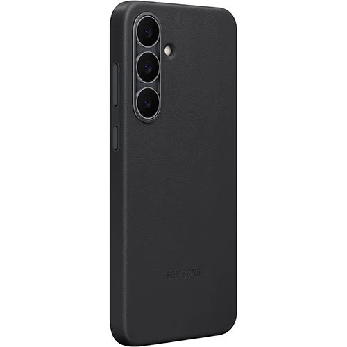 Capa Pele Vegana Samsung para Galaxy S25 FE - Preto - Image 4