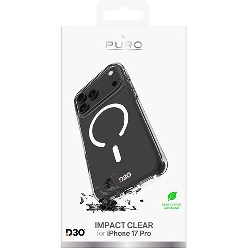 Capa Puro Impact Clear D3O® Bio para iPhone 17 Pro - Transparente - Image 2