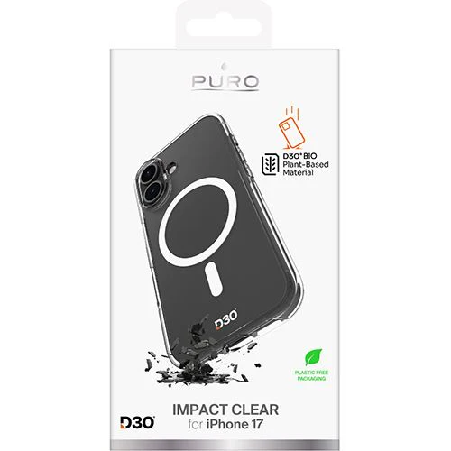 Capa Puro Impact Clear D3O® Bio para iPhone 17 - Transparente - Image 2