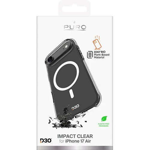 Capa Puro Impact Clear D3O® Bio para iPhone Air - Transparente - Image 2