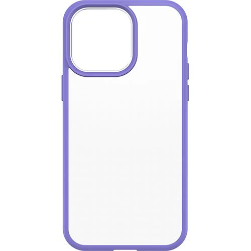 Capa React Series Otterbox Antibacteriana para Apple iPhone 14 Pro Max - Transparente e Lilás - Image 2