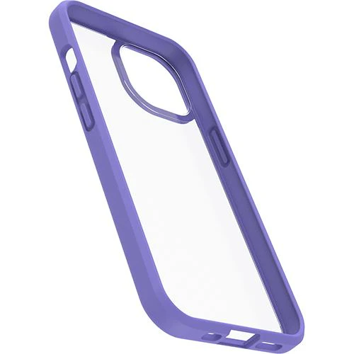 Capa React Series Otterbox Antibacteriana para Apple iPhone 14 - Transparente e Lilás - Image 4