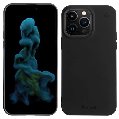 Capa Recycle-Tek Muvit para Apple iPhone 14 Pro Max - Preto - Image 4