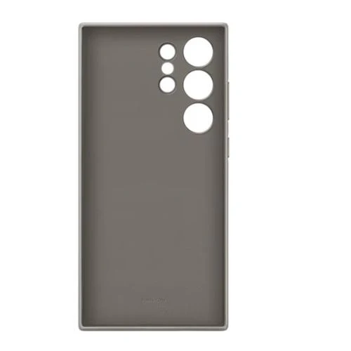 Capa Samsung em Pele Vegan para Galaxy S24 Ultra - Castanho Acinzentado - Image 2