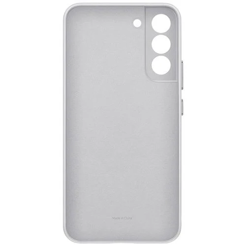 Capa Samsung Galaxy S22 Leather Cover Pele Cinza Clara - Image 4