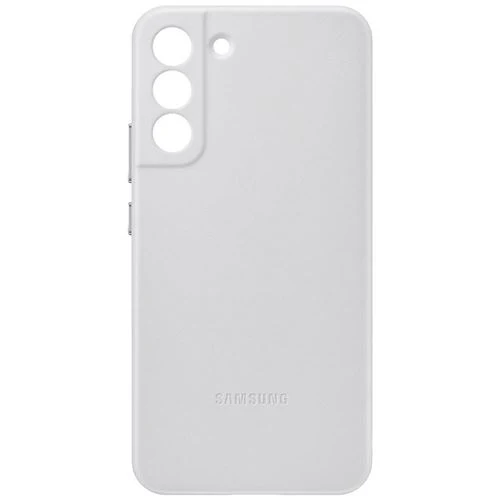 Capa Samsung Galaxy S22 Plus Leather Cover Pele Cinza Clara - Image 5