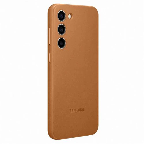 Capa Samsung Galaxy S23 Plus Leather Cover Pele Camel - Image 2