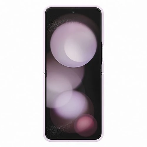 Capa Samsung Silicone + Anel para Samsung Z Flip 5 - Lavanda - Image 2