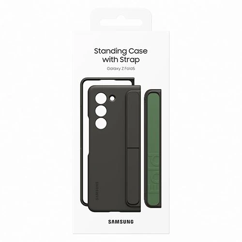 Capa Samsung Stand para Samsung Galaxy Z Fold 5 - Preta - Image 6