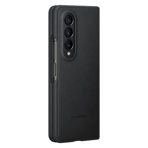 Capa Samsung Leather para Samsung Galaxy Z Fold 4 - Preto - Image 4