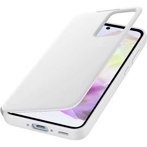 Capa Samsung Smart View Wallet para Galaxy A55 - Branco - Image 3