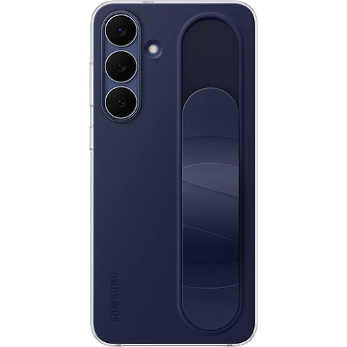 Capa Samsung Standing com Fita para Galaxy S25 FE - Azul Escuro - Image 3