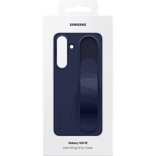 Capa Samsung Standing com Fita para Galaxy S25 FE - Azul Escuro - Image 7