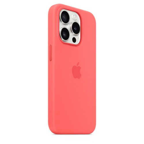 Capa Silicone Apple com MagSafe para iPhone 15 Pro - Goiaba - Image 2