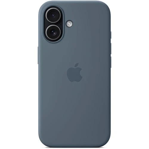 Capa Silicone Apple com MagSafe para iPhone 17 - Azul Âncora - Image 5