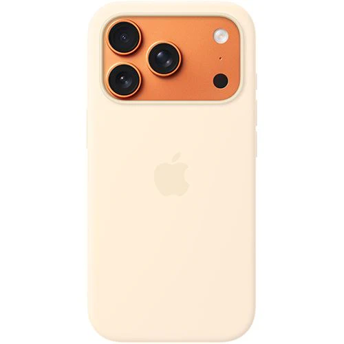 Capa Silicone Apple com MagSafe para iPhone 17 Pro- Baunilha - Image 2