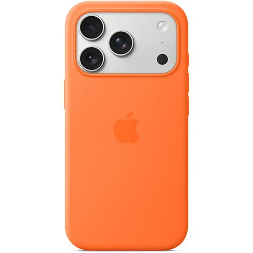 Capa Silicone Apple com MagSafe para iPhone 17 Pro - Laranja - Image 2