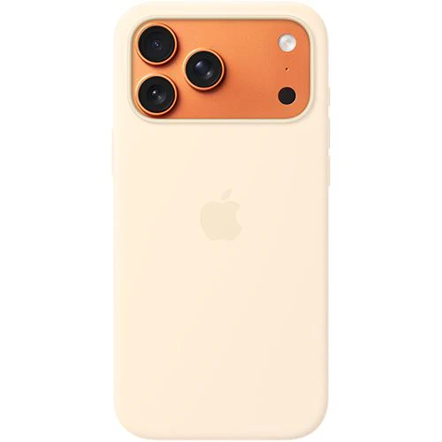Capa Silicone Apple com MagSafe para iPhone 17 Pro Max- Baunilha - Image 2