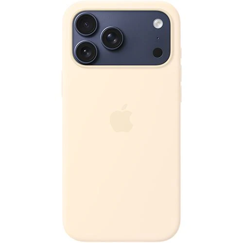 Capa Silicone Apple com MagSafe para iPhone 17 Pro Max- Baunilha - Image 3