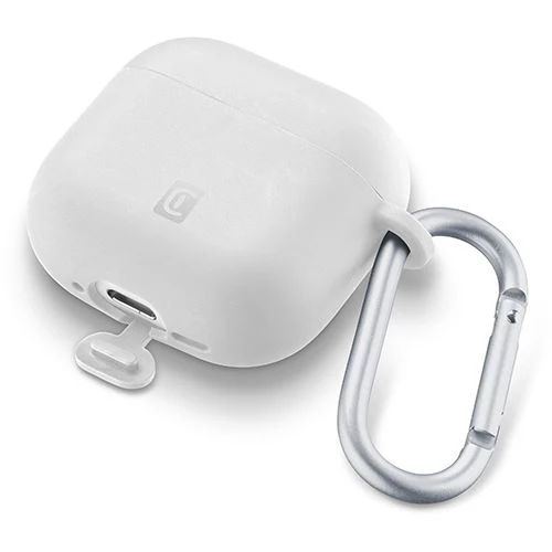 Capa Silicone Cellularline Bounce para AirPods Pro 3 - Branca - Image 2