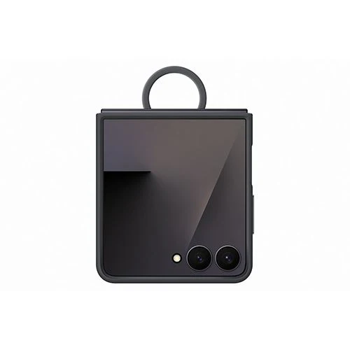 Capa Silicone com Anel Samsung para Z Flip7 - Preto - Image 4