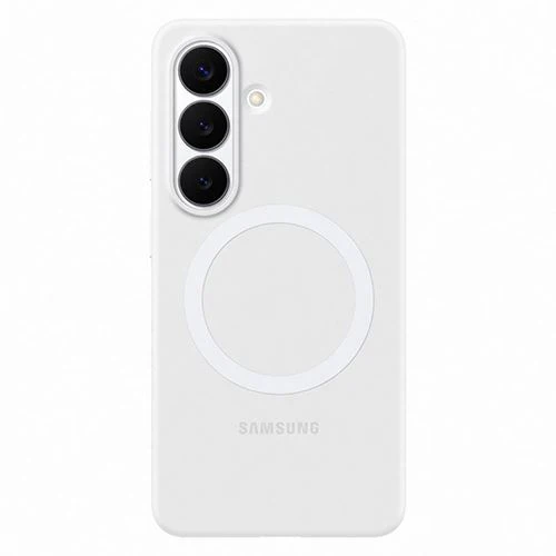 Capa Silicone Magnética Samsung para Galaxy S26 - Branco - Image 3